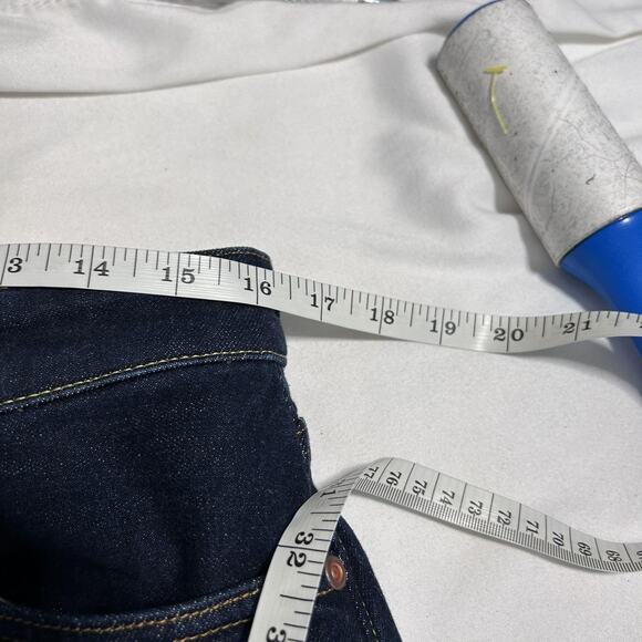 Flint and Tinder Jeans Mens 32x32 Blue Straight Fit Denim Stretch Classic Casual - Picture 7 of 9